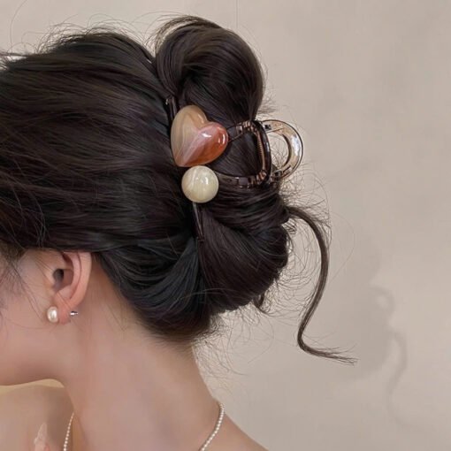Kẹp Tóc Hàn Quốc Đính Hoạ Tiết Trái Tim - Ảnh 2