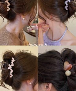 Kẹp Tóc Hàn Quốc Đính Hoạ Tiết Trái Tim