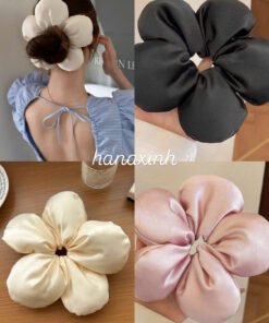 Dây Buộc Tóc Hoa Lớn Scrunchies