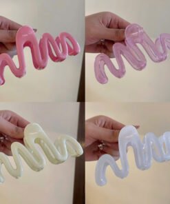 Kẹp Tóc Càng Cua Gợn Sóng Phong Cách Hàn Quốc